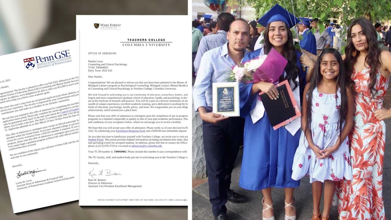Estudiante hispana es aceptada en prestigiosa universidad, pero el costo asciende a los $ 80,000