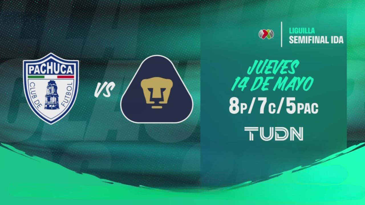 Pumas Vs Pachuca hoy 14 de mayo: Dónde ver en Vivo la semifinal de la Liga MX en EEUU