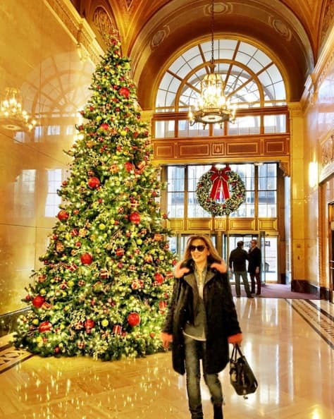 La mexicana adora esta época del año que se siente en Nueva York.