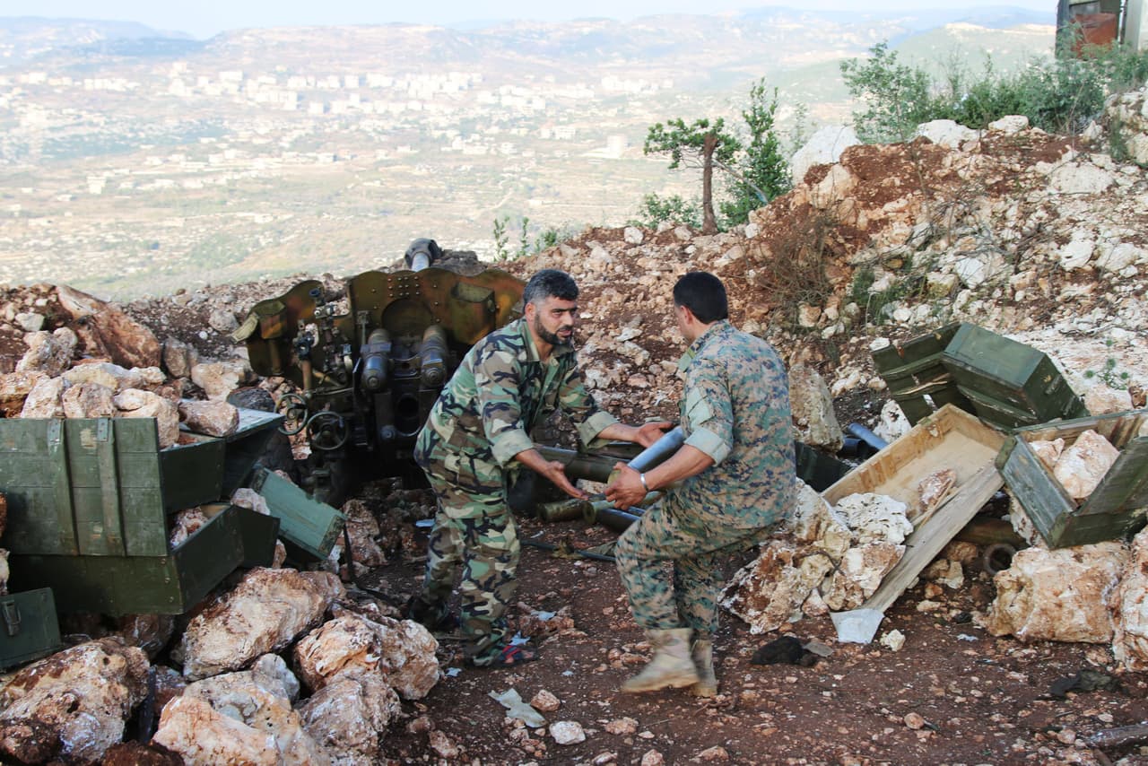 Cruentos combates en Siria de las tropas del gobierno con apoyo aéreo ruso