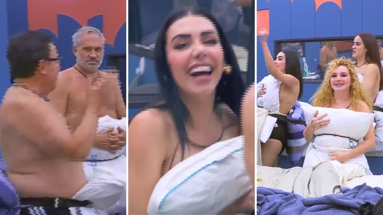 Karime desviste a todo el cuarto Mar para divertida 'fiesta privada': sólo se cubrieron con almohadas