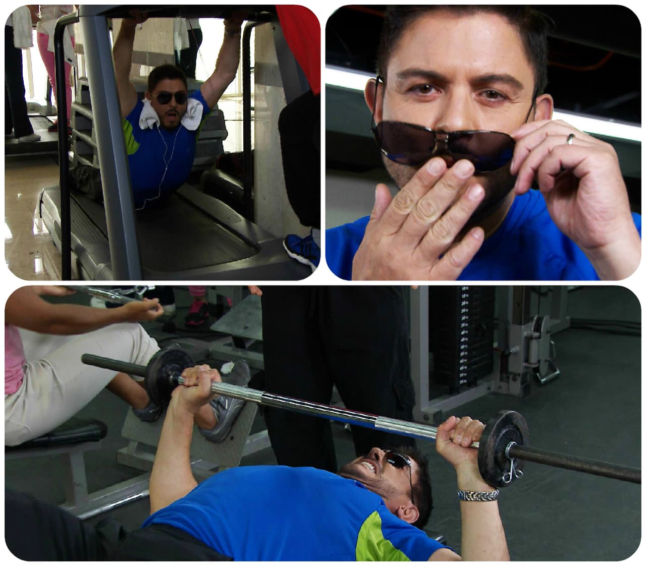 ¡No! Dejaste sola tu casa por andar en el gimnasio.