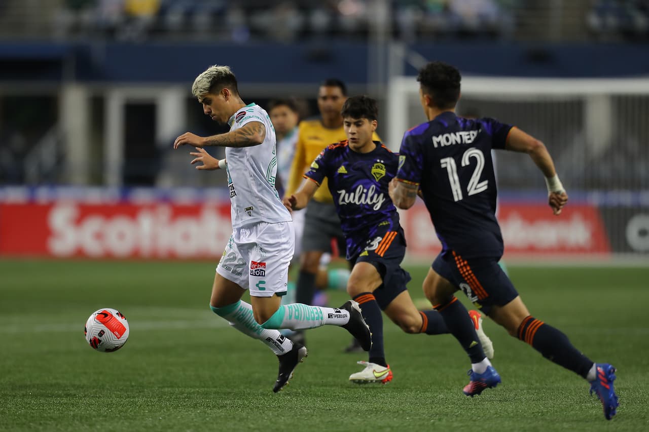 Seattle Sounders goleó 3-0 a León en la ida de los Cuartos de Final de la Liga de Campeones de la Concacaf.