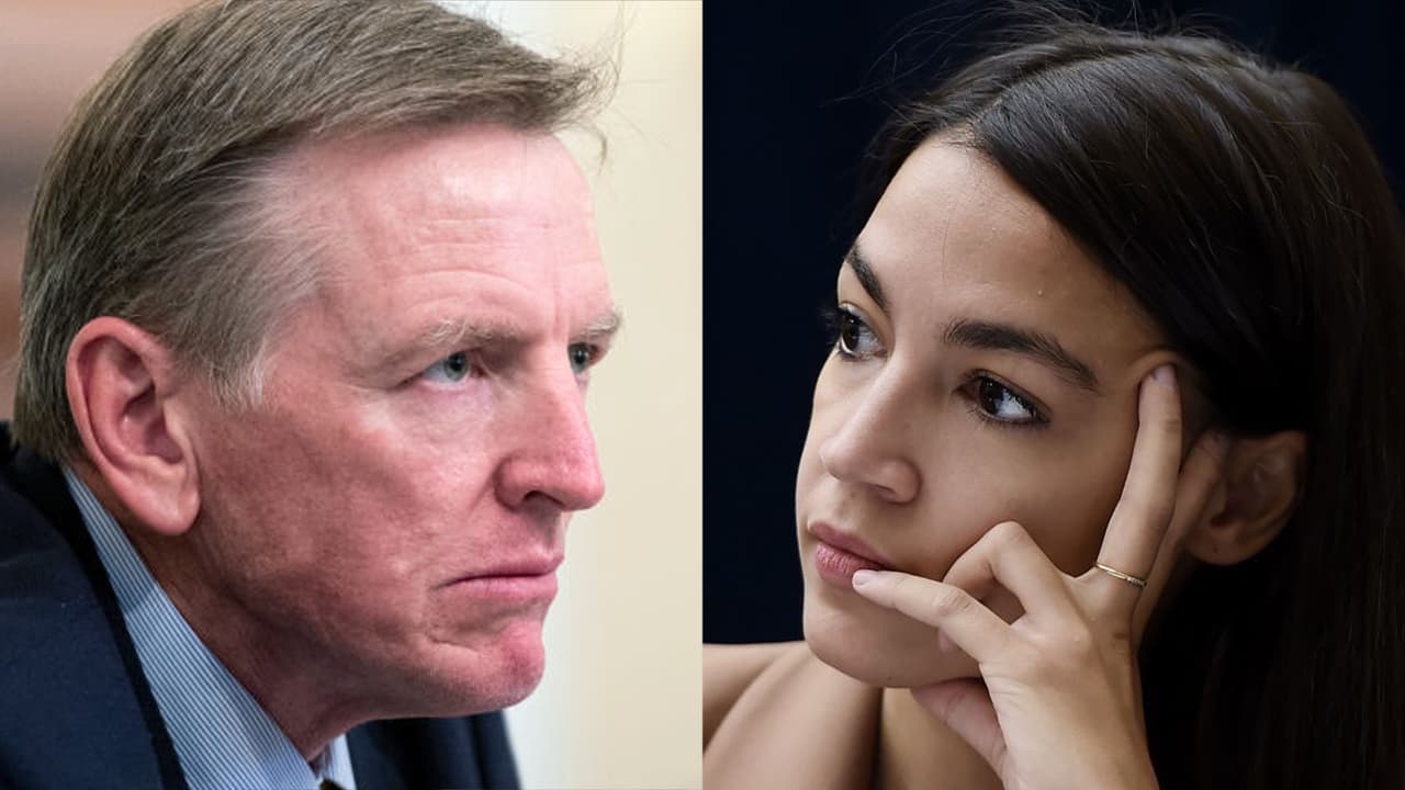 Congresista publica dibujo animado donde "mata" a Ocasio-Cortez y llueven críticas por exaltación de la violencia
