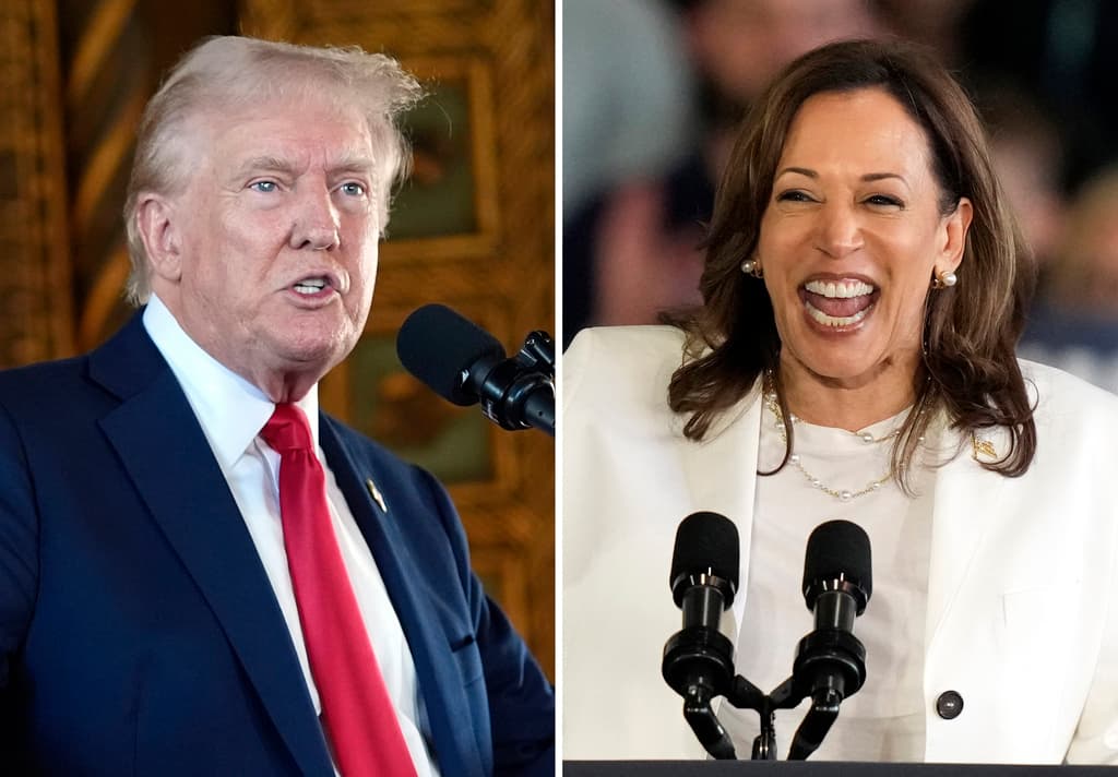 Cómo la apuesta por el optimismo de la campaña de Kamala Harris choca con la visión oscura de EEUU de Trump 