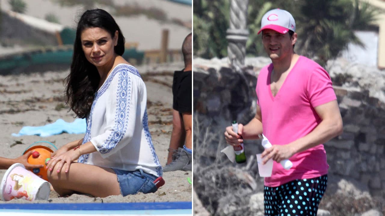 Un lindo día para los famosos...