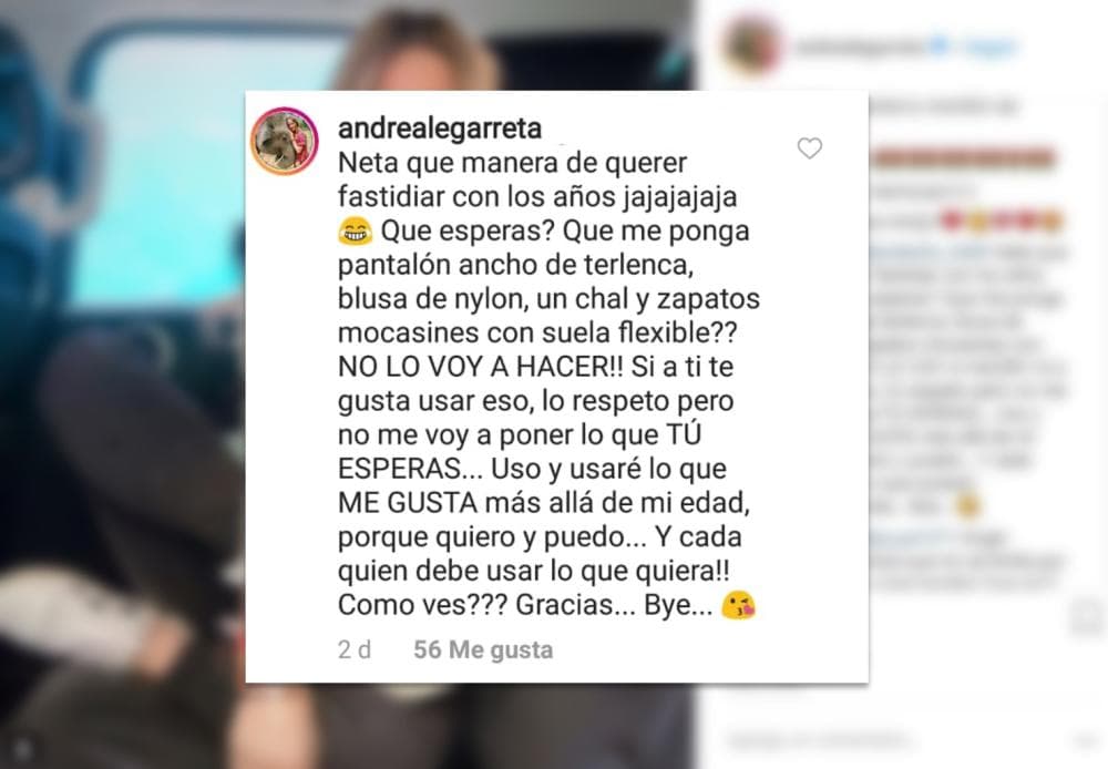Fue con este mensaje que calló a quienes la juzgaron por su forma de vestir.