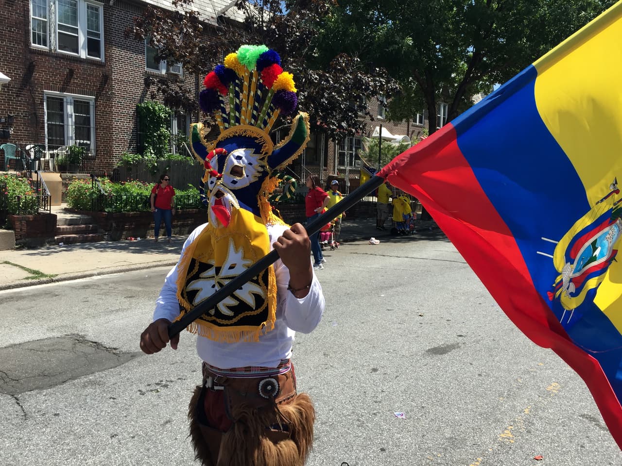 La bandera de Ecuador ondeó en Queens
