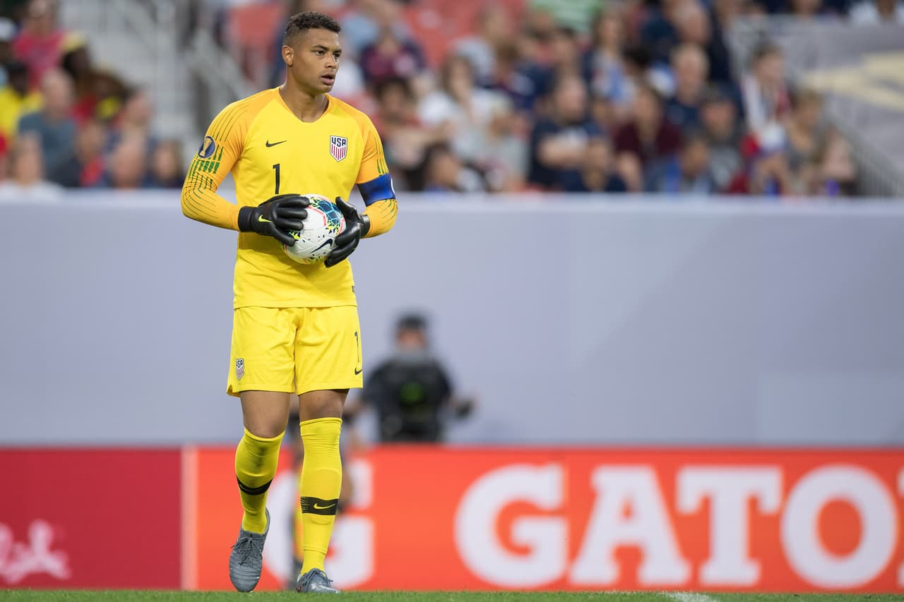 El arquero Zack Steffen se mostró seguro en las dos llegadas claras que tuvieron los caribeños durante el partido.