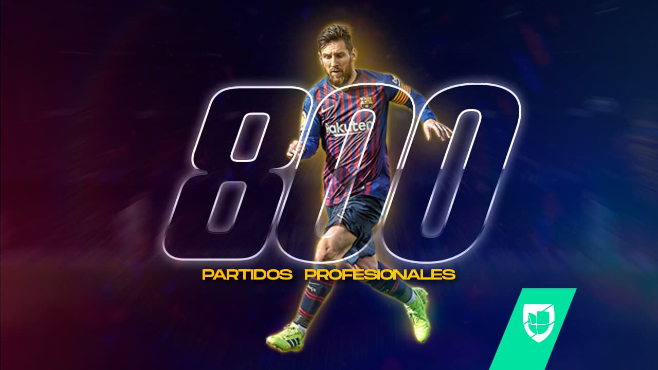 Lionel Messi llega a 800 partidos como profesional