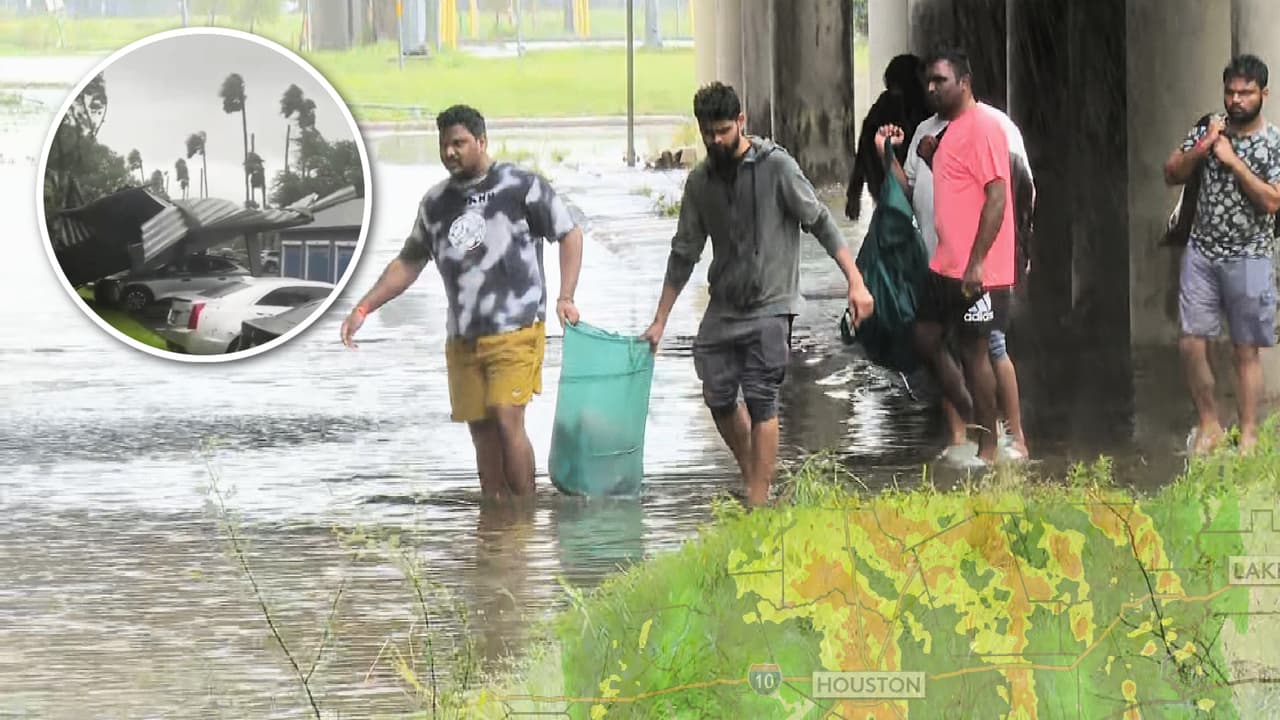 Tras el paso del ojo del huracán Beryl, decenas de vecindarios terminaron inundados y otros tantos con postes de luz y escombros en el suelo.