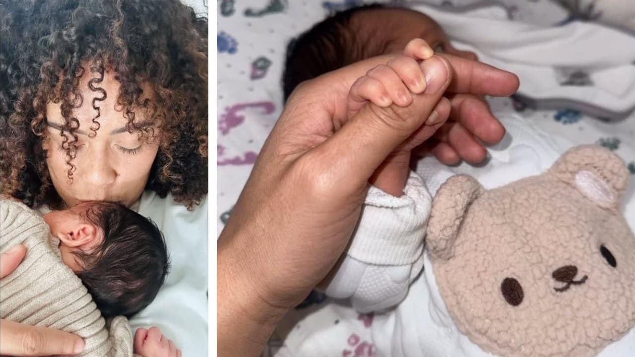 Con tiernas fotografías presentaron a Saulo.