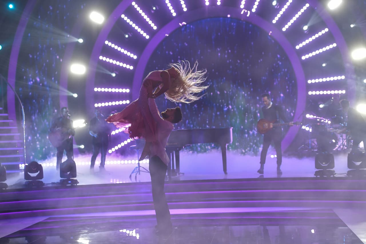 Yann y Oksana los acompañaron en el escenario.