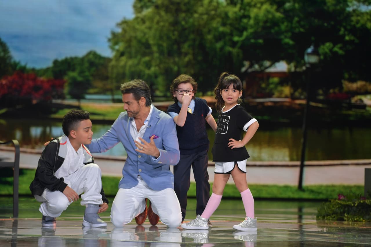 Él actor trató de darles clases de seducción a Almany, Giuliana y Raphael Alejandro.