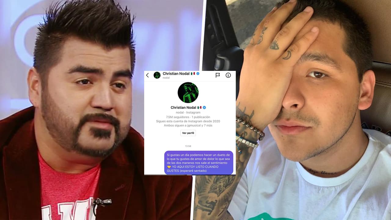 “Esperaré sentado”: El Mimoso muestra el mensaje que le envió a Christian Nodal para pedirle una colaboración