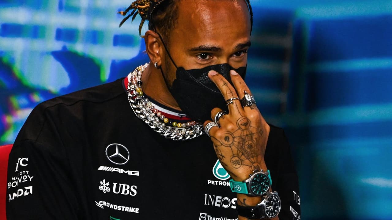 GP de Miami: Lewis Hamilton presume joyas para provocar a la FIA 