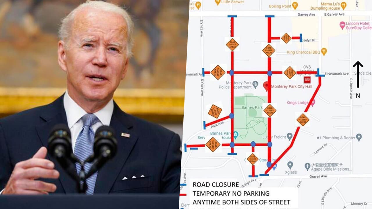 El presidente Joe Biden estará en Monterey Park el martes 14 de marzo: te decimos que calles estarán cerradas por su visita 