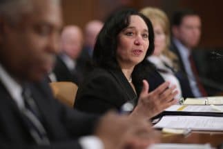 La doirecvtora de la DEA,  Michelle Leonhart.