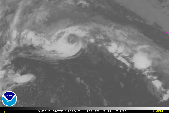Dos meses antes de lo esperado se forma la primera tormenta tropical del Atlántico