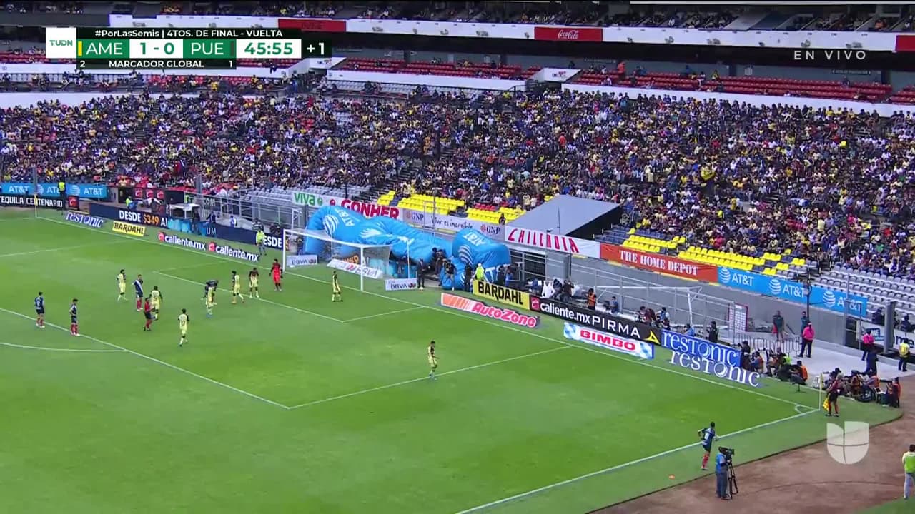 ¡GOOOL! Israel Reyes anota para Puebla.