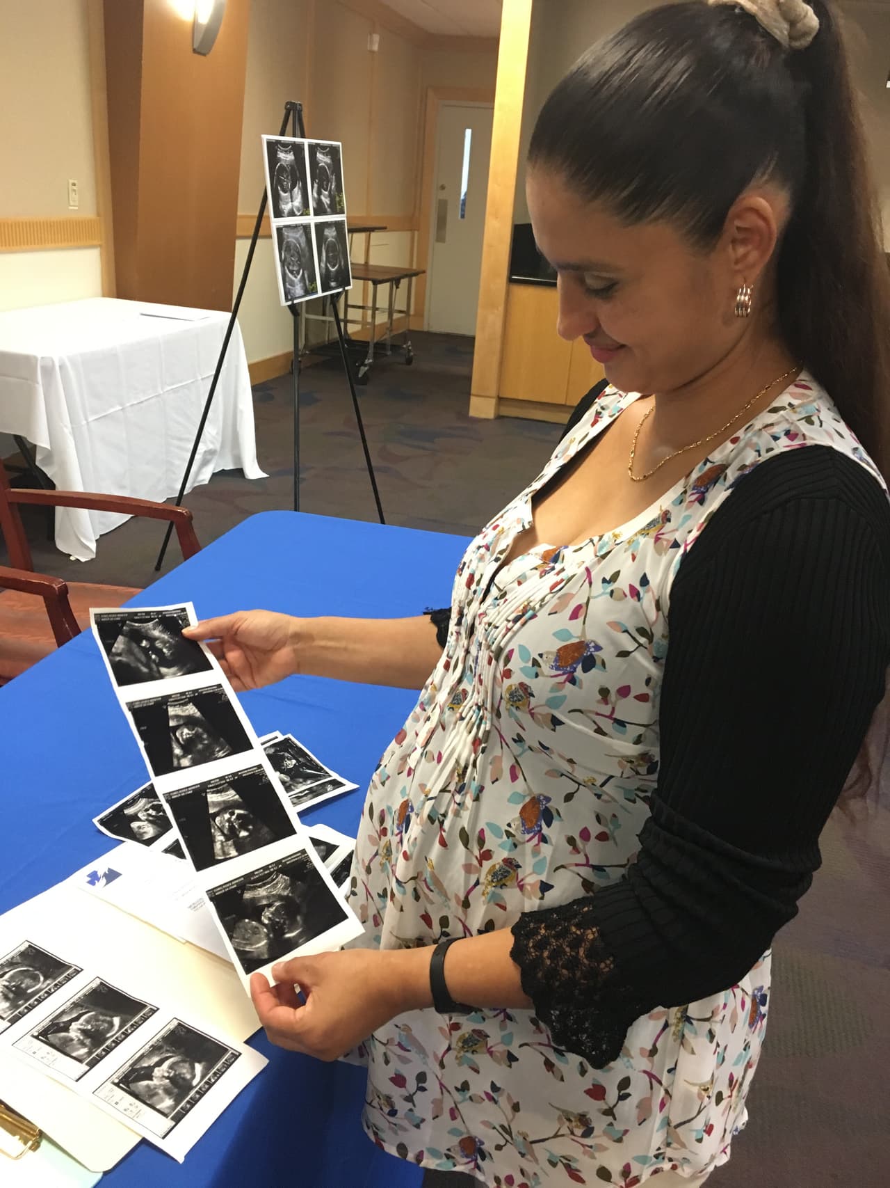 “Durante el día la bebé se mueve mucho".