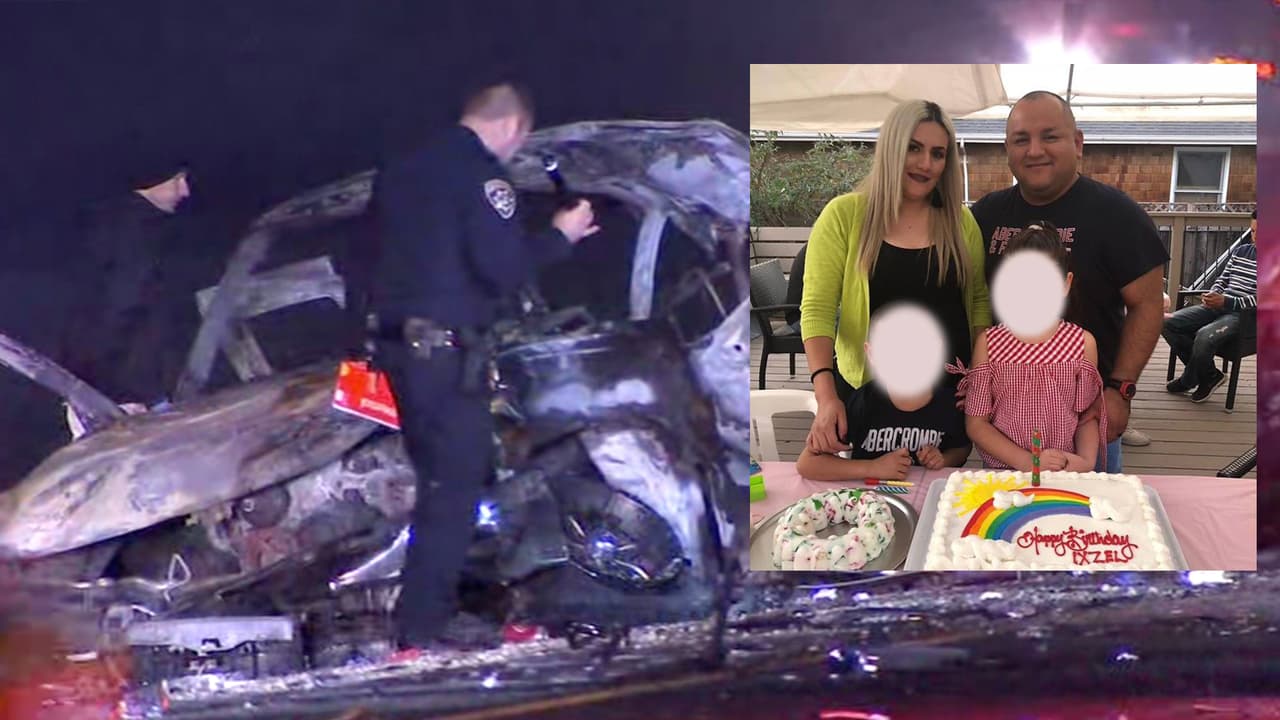 Vacaciones en México terminan con auto en llamas: identifican a familia que murió en accidente sobre la autopista 5