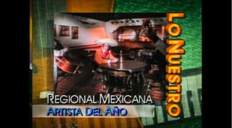 Vicente Fernández, quién no pudo estar presente durante la ceremonia, se llevó dos premios: Mejor Canción y Mejor Artista del año en la categoría de Música Regional Mexicana.