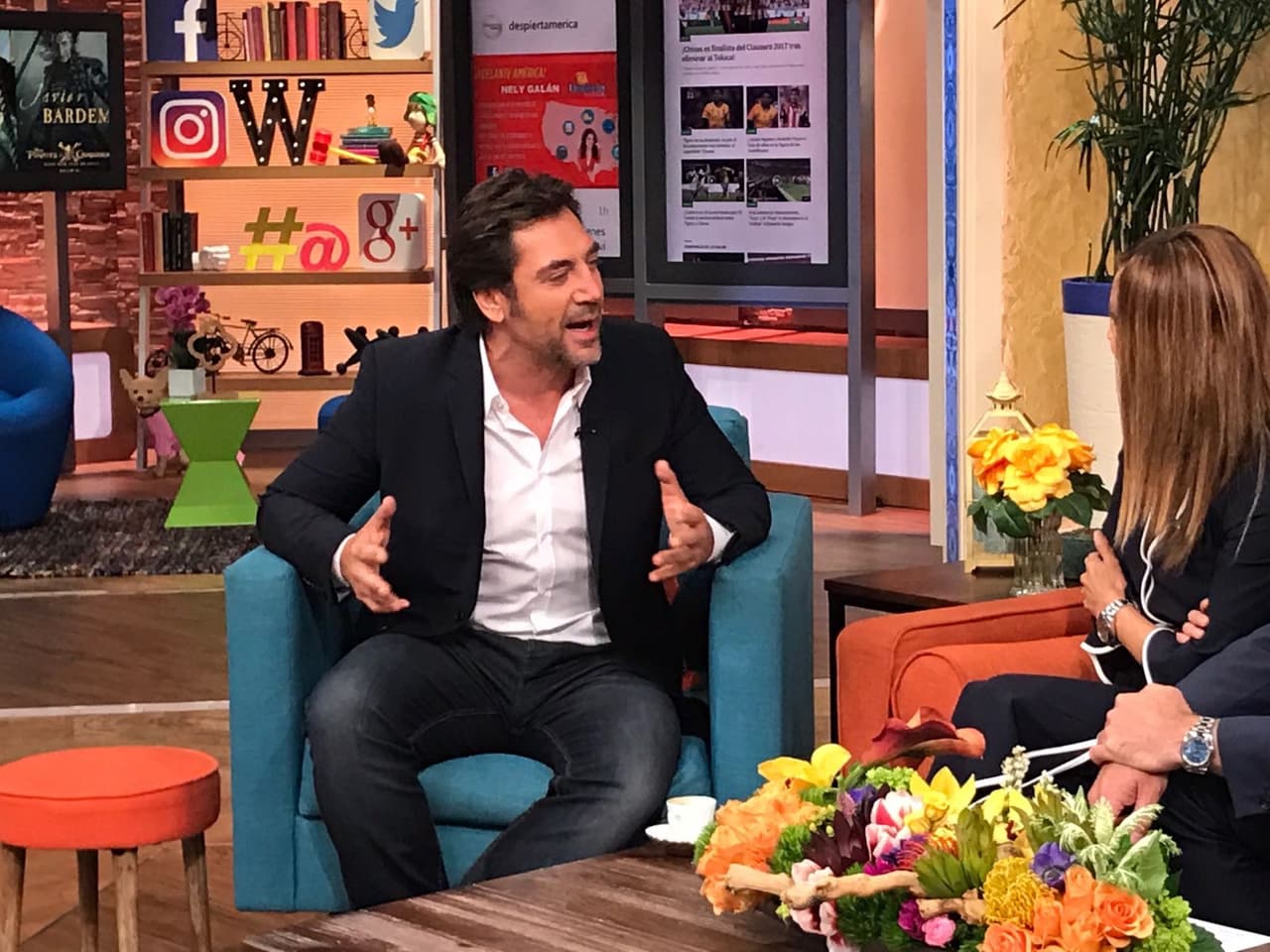 Además confesó que quería un papel en la cinta tras ver a su esposa Penélope Cruz en la película previa de la famosísima saga de piratas.