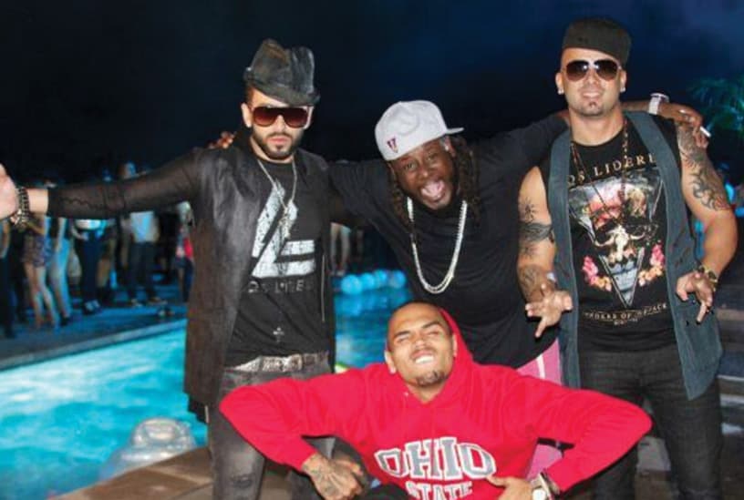 Con “Algo Me Gusta De Ti”,
<b>Wisin y Yandel</b> (ft Chris Brown & T-Pain) ganaron el
<b>Premio Lo Nuestro</b> a Canción urbana del año. Foto
<i>:</i> Luis Carmona.