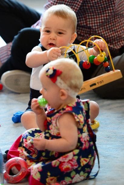 Los duques se reunieron con diez parejas y sus bebés, de la misma edad que George.