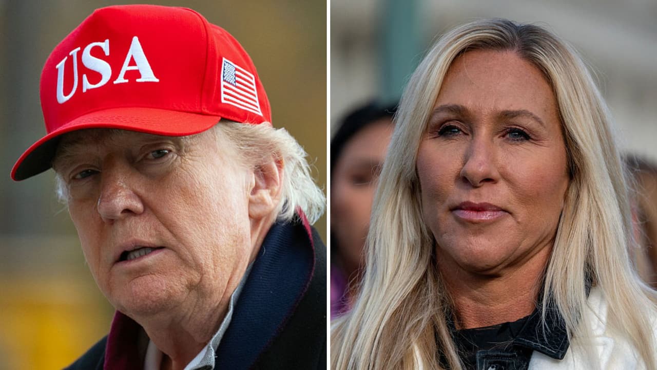 Trump llama "traidora" a Marjorie Taylor Greene, pero le agradece su servicio