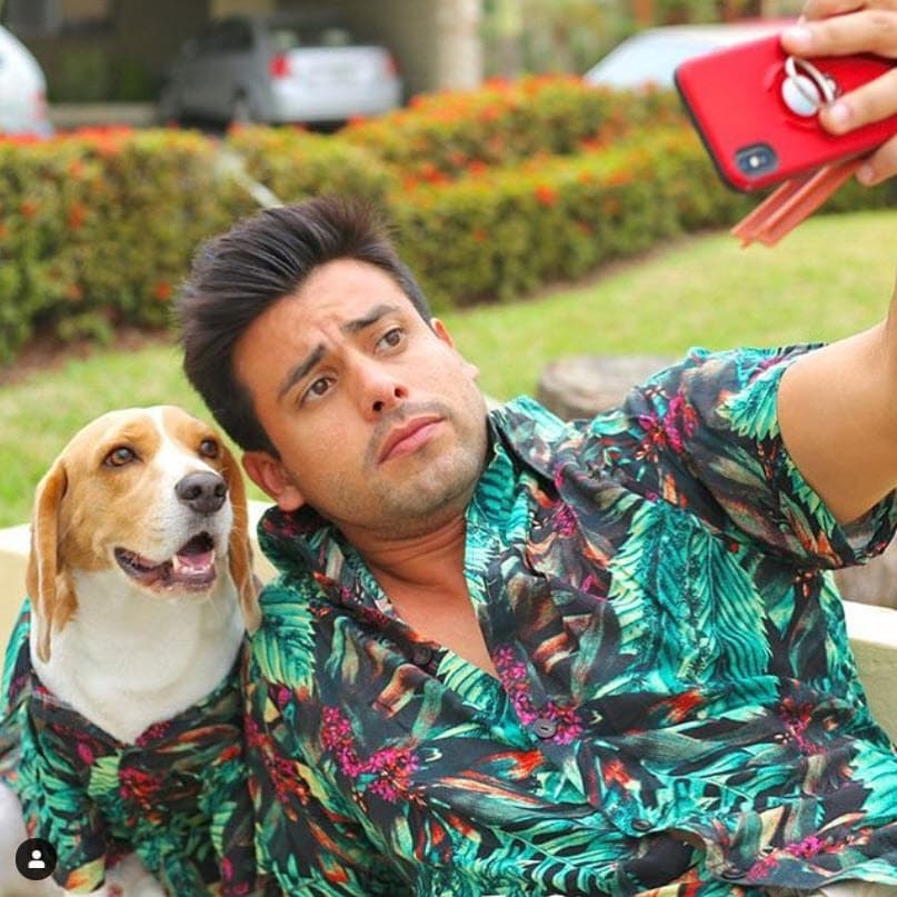 El fallecido actor era dueño de un perro llamado
<b>Jagger Ruales</b>, que tenía su propio perfil en Instagram.
<br>