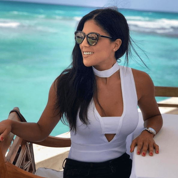 Francisca 'La Bella" Lachapel, magnitiza toda la atención.