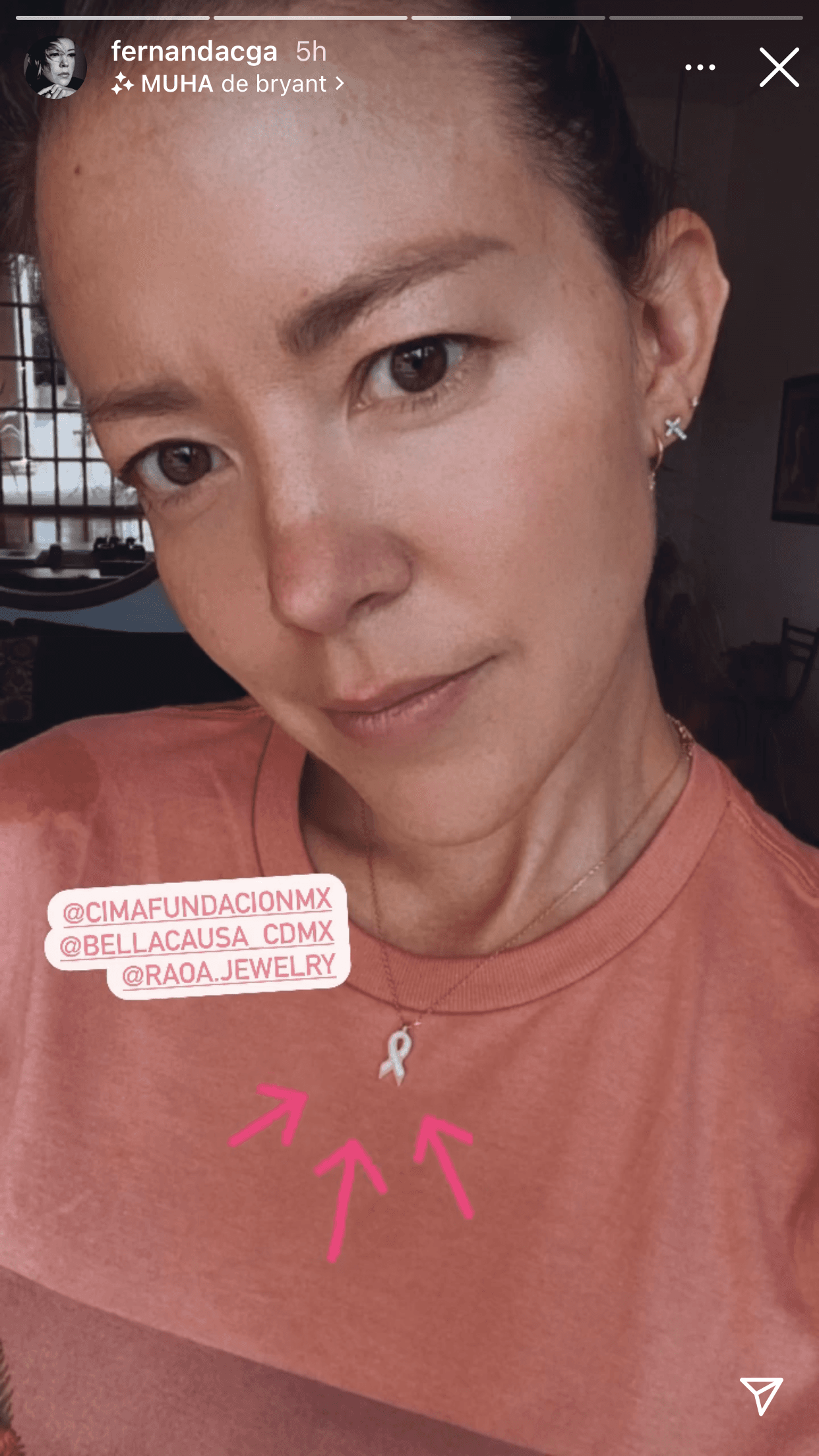 Curiosamente, este criterio parece que sí fue aplicado a Fernanda Castillo, quien el fin de semana también apareció en su cuenta de Instagram portando la misma playera que Andrea Legarreta. 
<br>