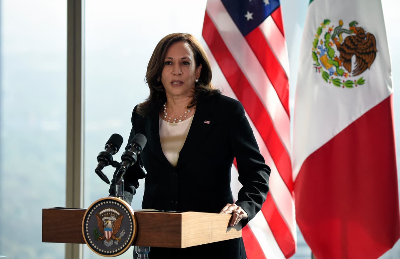 "Hay que entender por qué la gente se va de sus países": Kamala Harris en México