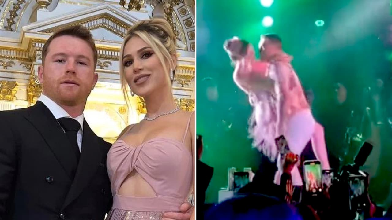 ‘Canelo’ y su esposa protagonizaron tremendo baile en los XV años de Emily: así se lucieron al estilo banda