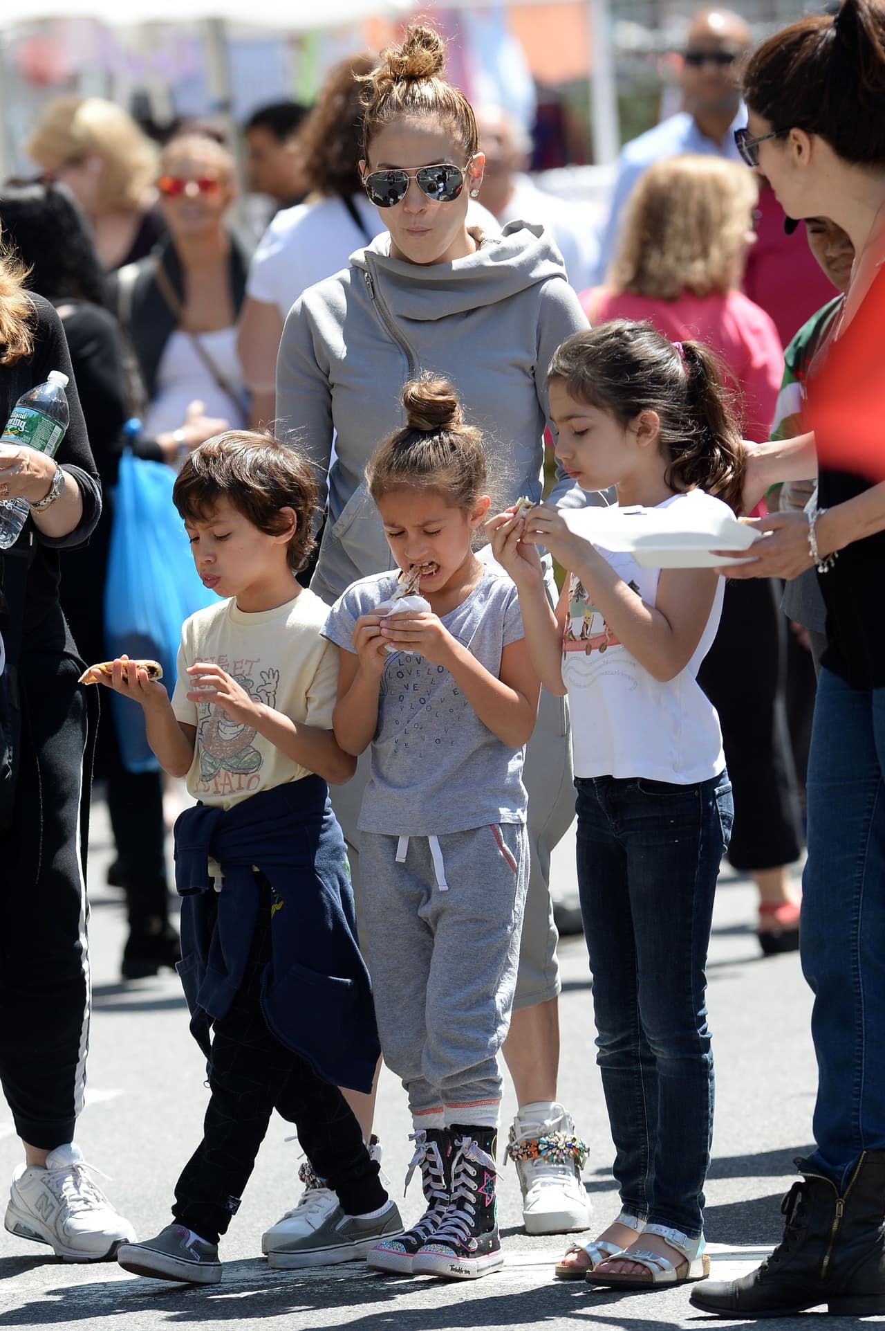 Hace unos días así la encontraron los paparazzi.