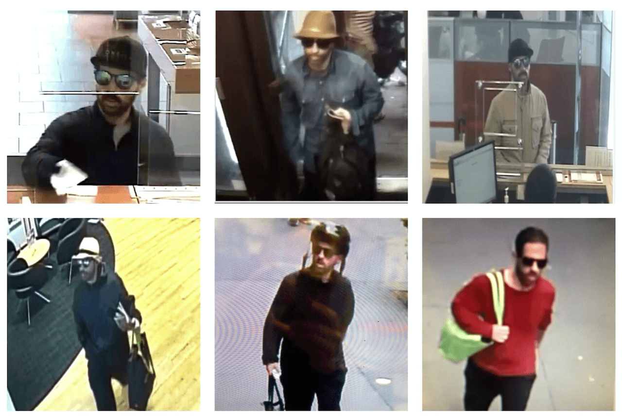 Suman nueve los bancos atacados por el asaltante de la barba roja en la ciudad de Nueva York