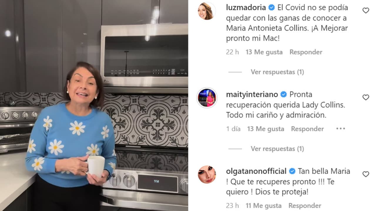 María Antonieta Collins informó que tiene covid-19 y que se siente bien de salud.