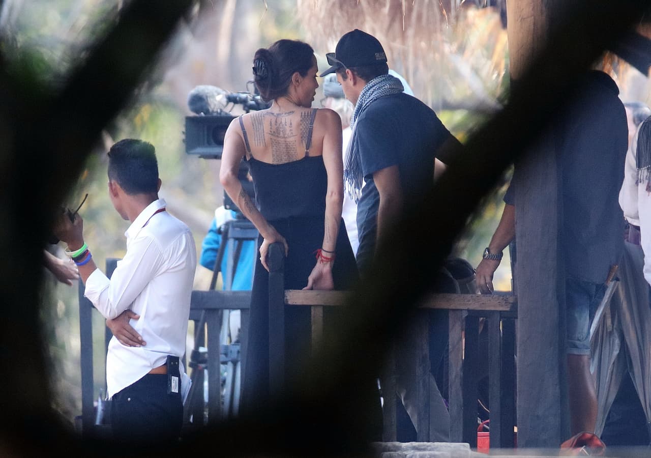 Angie se veía feliz y relajada.