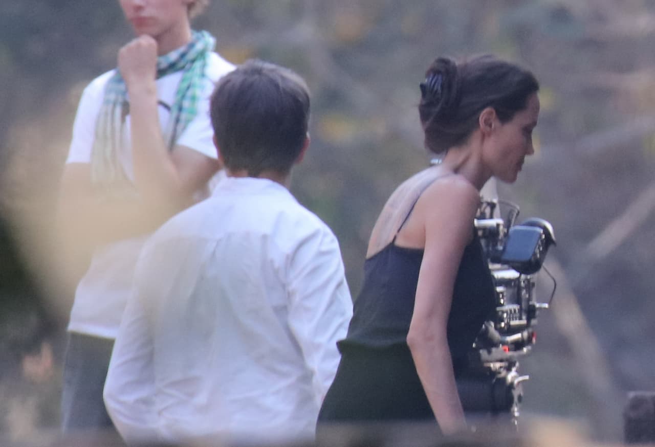 Su delgadez no fue lo que más llamó la atención de las cámaras.