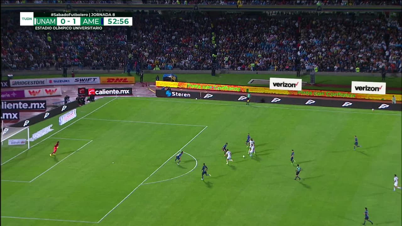 ¡TIRO ATAJADO! disparo por Eduardo Salvio.