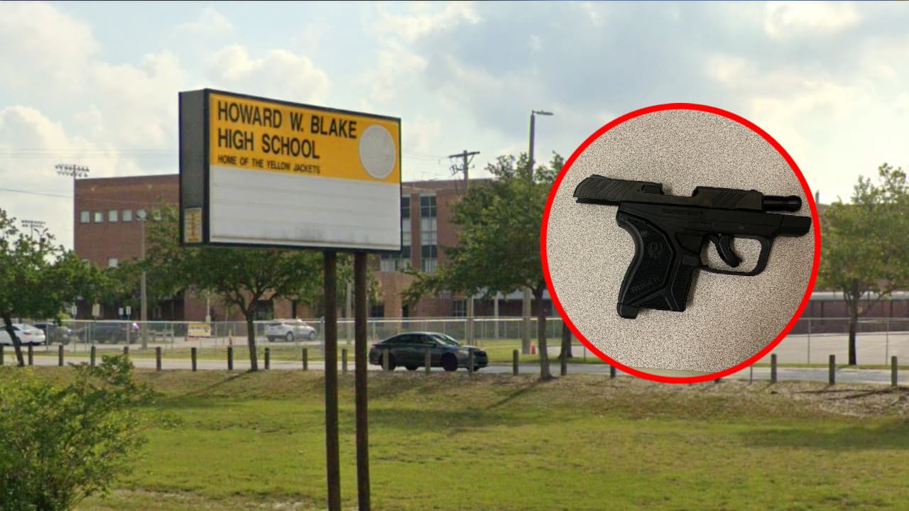 Sorprenden a estudiante en posesión de una pistola en la secundaria Blake de Tampa 