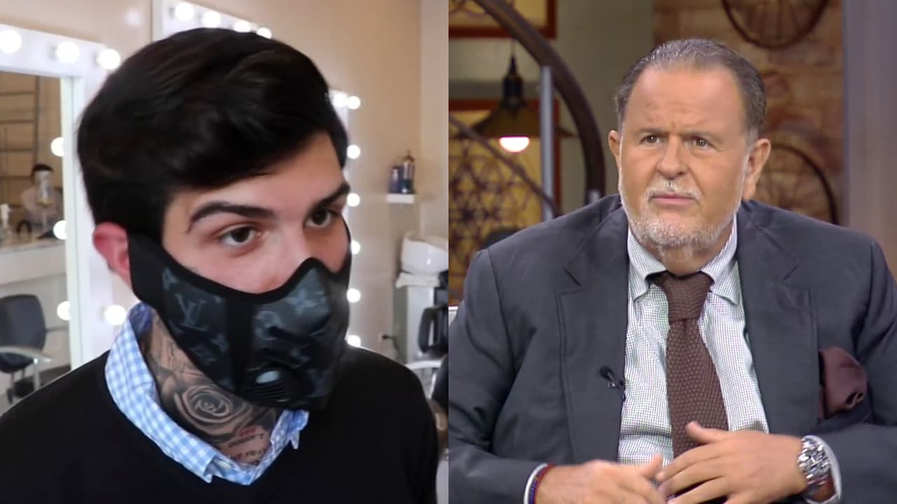"Es una ridiculez": Raúl critica a Adriel Favela por usar una mascarilla Louis Vuitton y duda sea auténtica