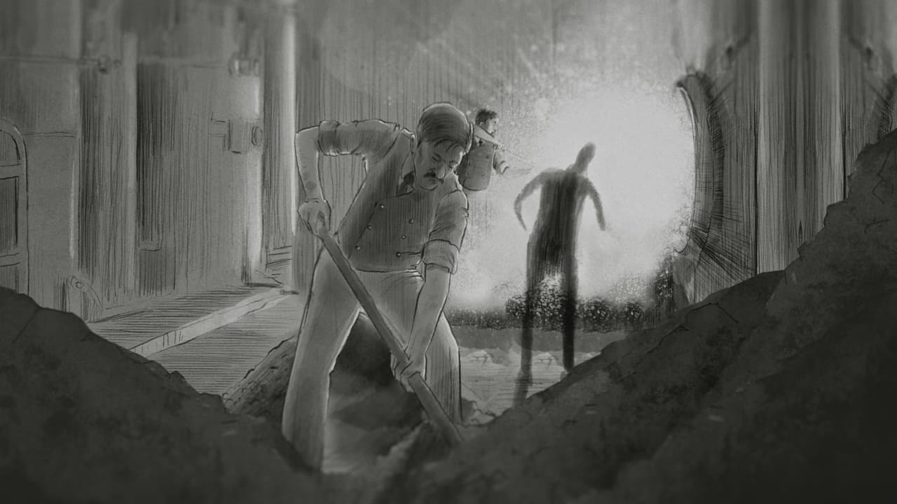 Una ilustración de los hombres que mantuvieron las calderas funcionando en el Titanic.