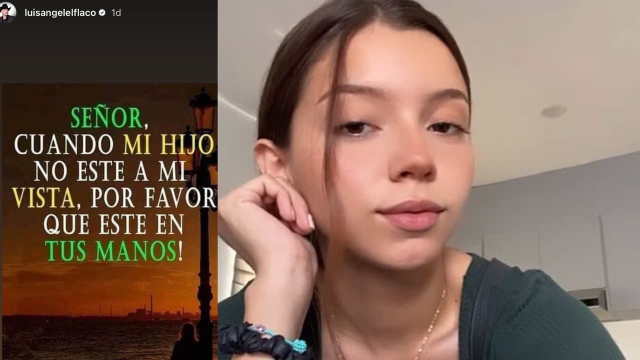Luis Ángel 'El Flaco' compartió esta plegaria en Instagram luego de una semana del funeral de su hija María Fernanda, quien murió a los 21 años ahogada en Mazatlán.