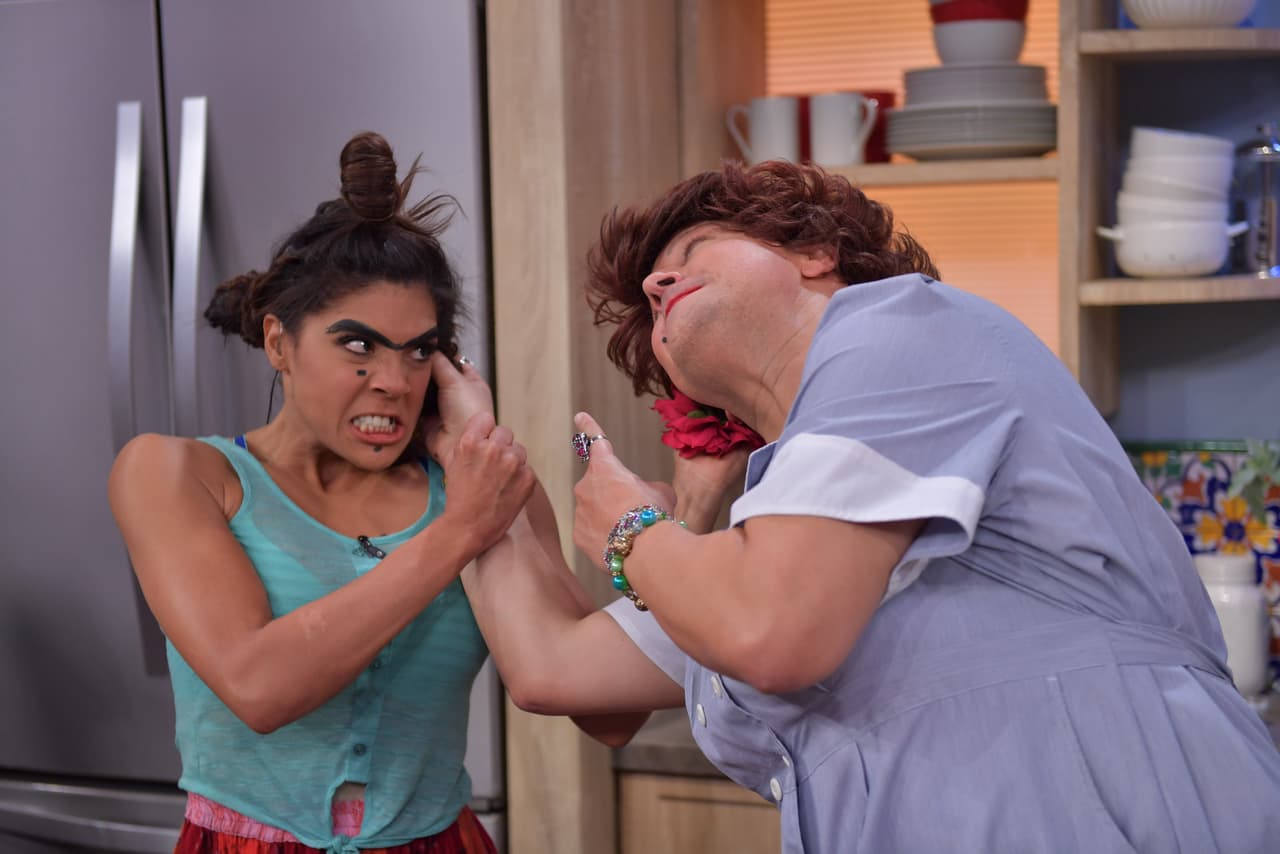 Dos fieras en la cocina, qué alboroto se armó en la casita de Despierta América.