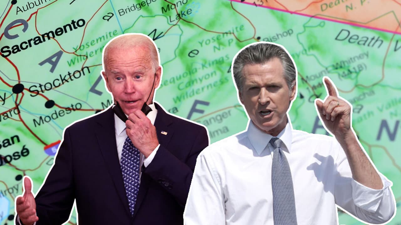 Presidente Biden visita California para apoyar a Newsom antes de la elección revocatoria