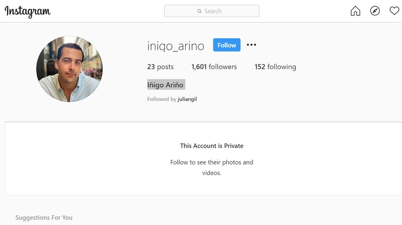 En una revisión que realizó Univision Digital a su perfil se pudo comprobar que ahora el perfil es
<b> privado</b>. Hasta hace solo unos días permanecía a la vista de cualquiera que quisiera consultarlo. 
<br>