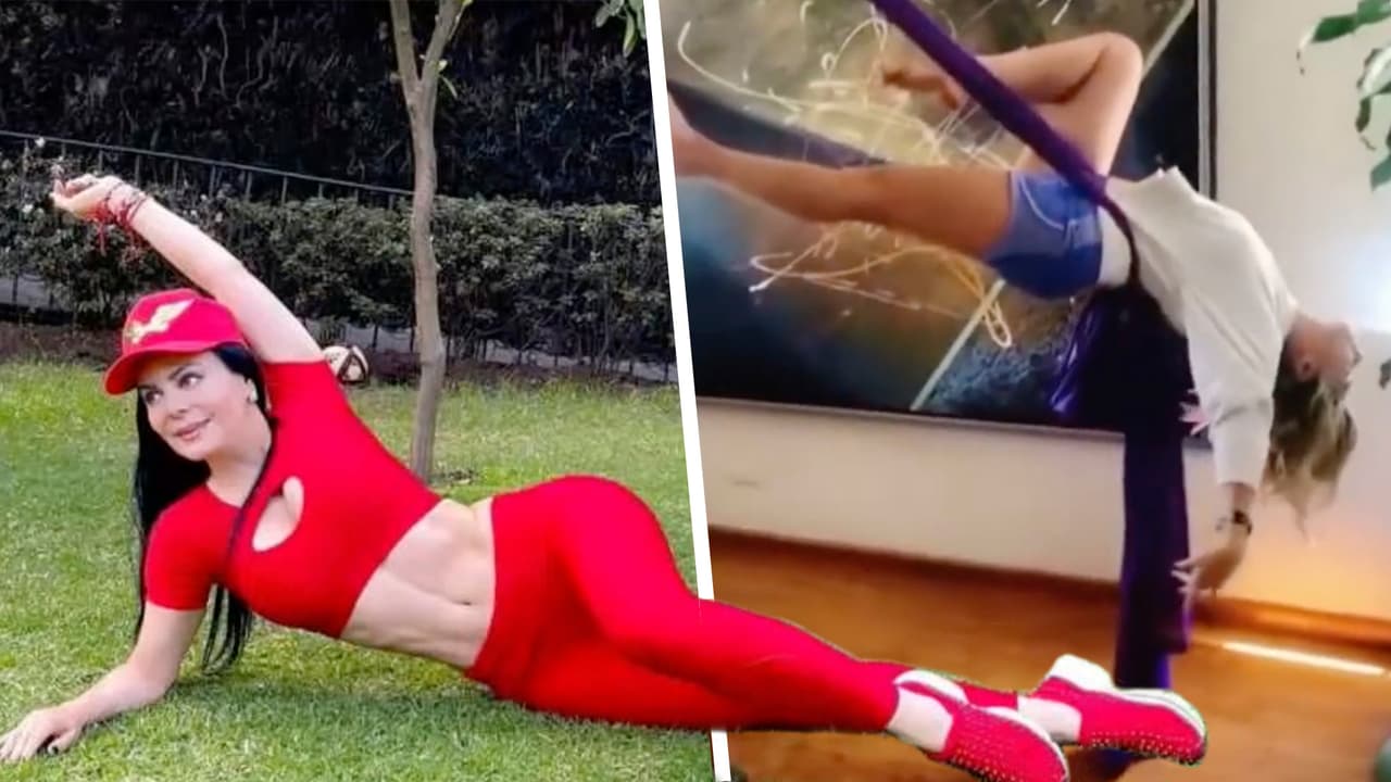'Pole dance' y abdominales: Itatí Cantoral y Maribel Guardia muestran sus rutinas de ejercicio